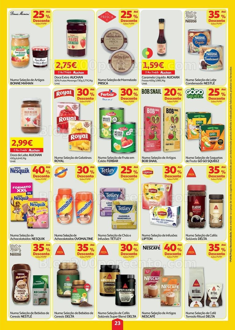 Antevisão Folheto AUCHAN Super Poupança Promoções de 30 julho a 5 agosto